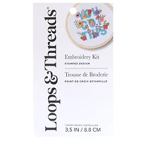 Mix Leaf Punch Needle Kit by Loops & Threads®