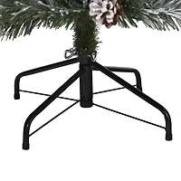 6ft. Pre-Lit White River Mountain Pine Artificial Christmas Tree, Clear LED Lights