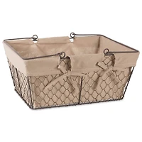 DII® Natural Chicken Wire Egg Basket