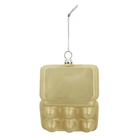 4.25" Half Dozen Eggs Glass Ornament by Ashland®