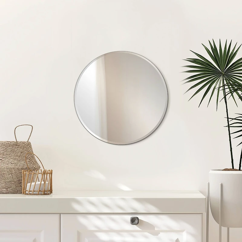 10" Beveled Round Mirror by Make Market®