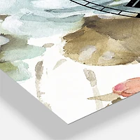 Designart 'Beautiful Bird Romance I Traditional Multipanel Wall Clock