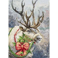 Luca-S Christmas Deer Counted Cross Stitch Kit