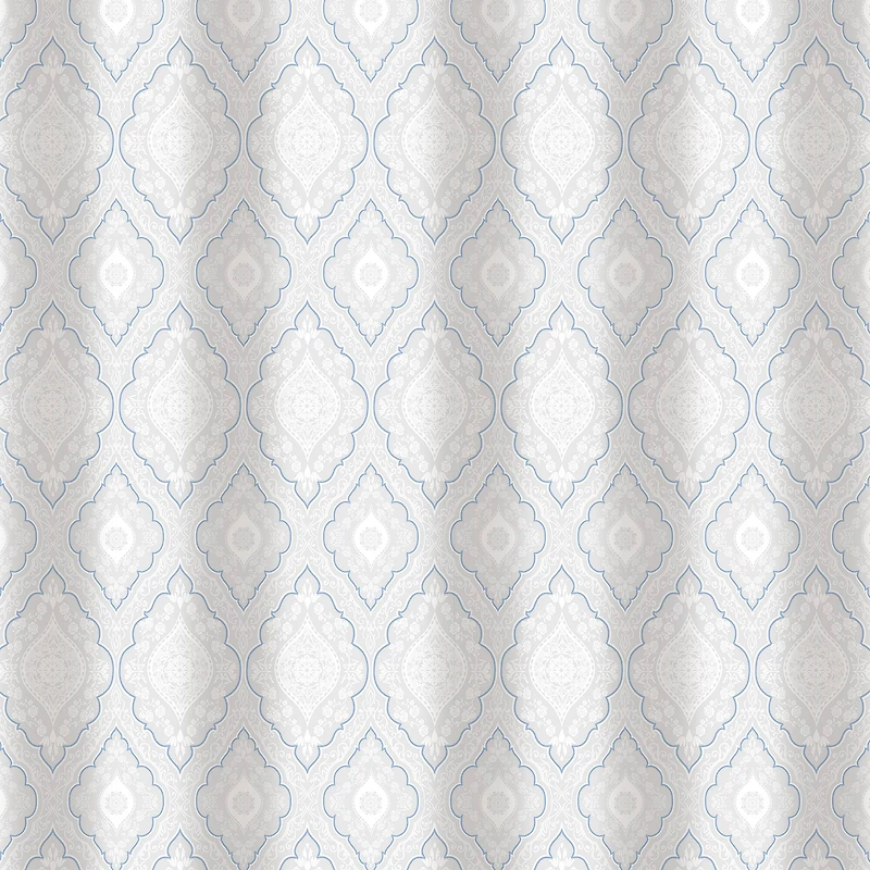 Bath Bliss Moroccan Design Shower Curtain