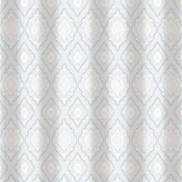 Bath Bliss Moroccan Design Shower Curtain