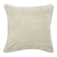 Hello Honey® 20" Square Velvet Pillow Cover with Piping
