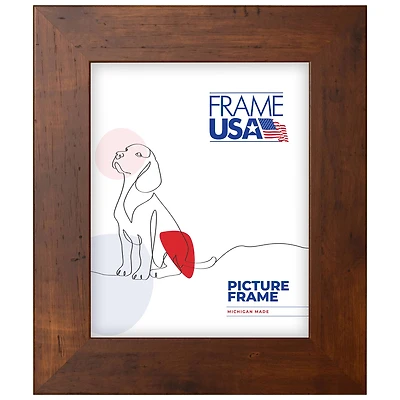 Frame USA Honey Wide Brown Single Image Picture Frame