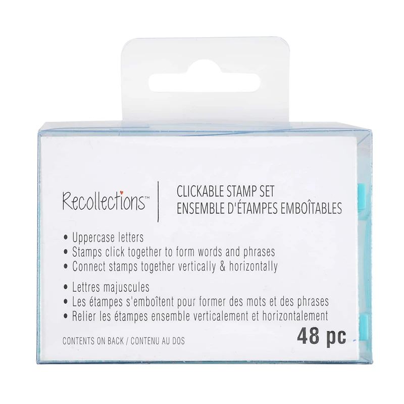 Clickable Uppercase Stamp Set by Recollections®