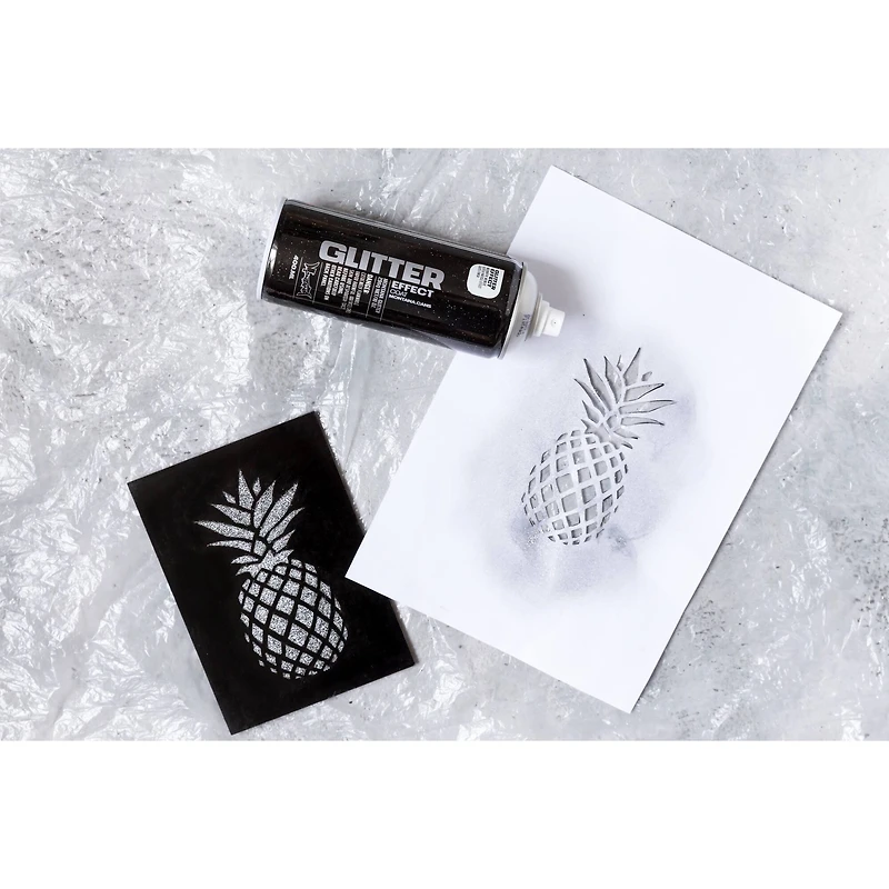 Montana™ Glitter Effect Silver Glitter Coat Spray