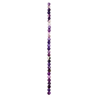 Purple Faceted Agate Coin Beads by Bead Landing