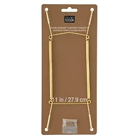 24 Pack: Brass Plate Hanger by Studio Décor