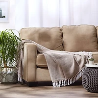 DII® Stone Herringbone Stripe Throw