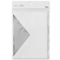5.25" x 7.25" Silver Foil Lined Envelopes by Recollections™, 10ct.
