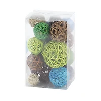 Coastal Mix Dried Floral Orb Vase Filler, 3ct.