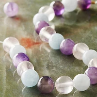 Pink, Lavender & Blue Mixed Round Beads by Bead Landing™, 8mm