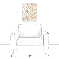 Wooden Palm 16" x 20" Canvas Wall Art