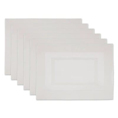 DII® Natural Double Frame Placemats, 6ct.