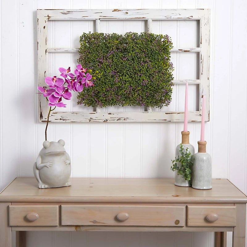 Purple & Green Clover Mat, 12ct.