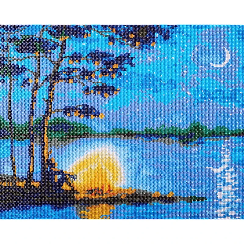 Diamond Art® Moonlight Campfire Premium Kit