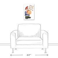 Love Fall Gnome Canvas Wall Art