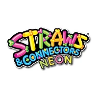 Straws & Connectors Neon - 300 Piece Set