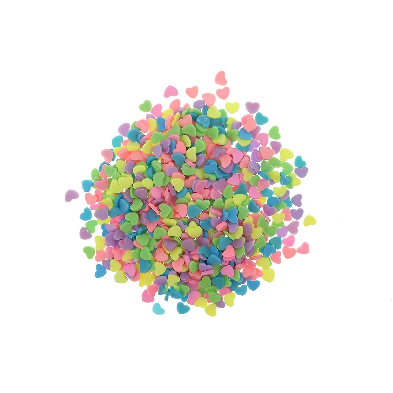 Heart Shaped Clay Glitter by Creatology™