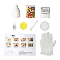 4" Warm Tones Mosaic Vase Kit by Make Market®