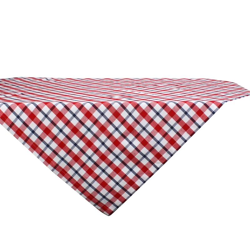 DII® 40" American Plaid Tablecloth