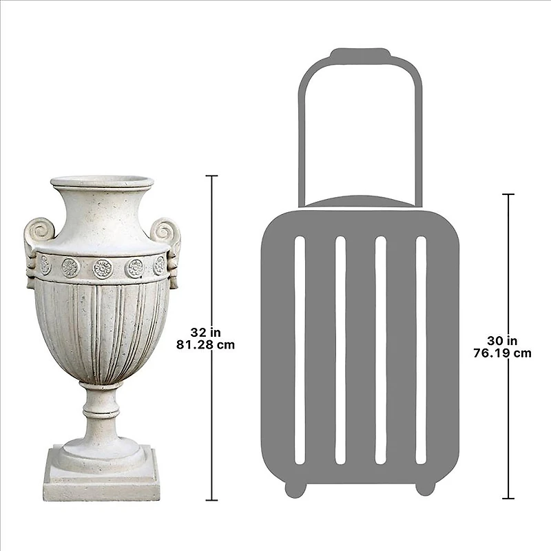 Design Toscano® 32" Emperor Roman-Style Architectural Garden Urn