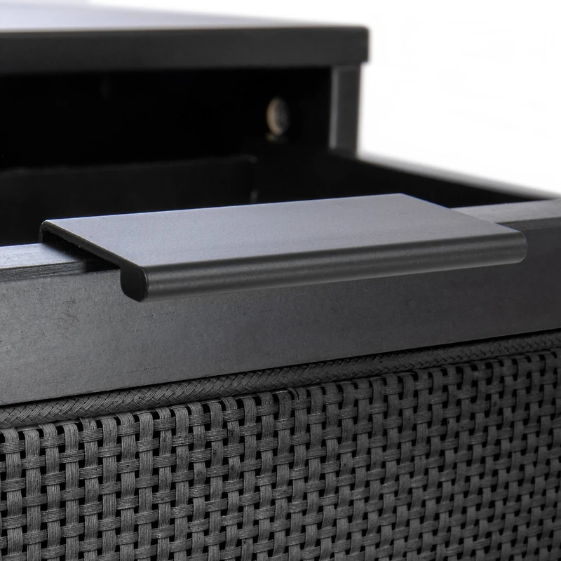 Hello Honey® Crawford 24" Nightstand with Storage Drawers and Natural Woven Cane Detail