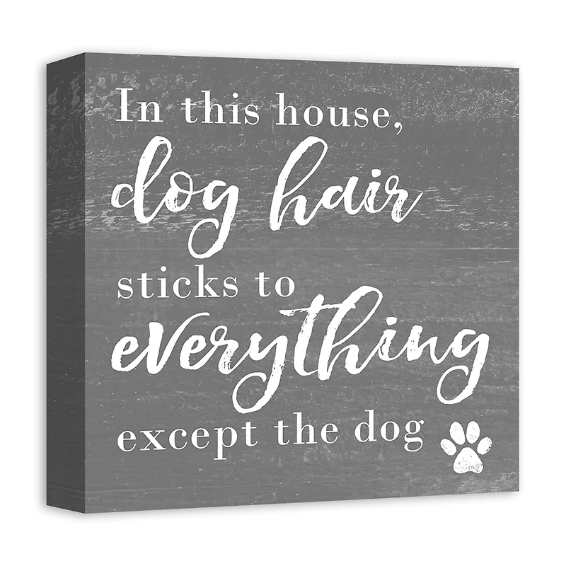 Dog Hair Canvas Wall Art