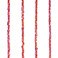 Red Faceted Glass Cube Beads, 2mm by Bead Landing™