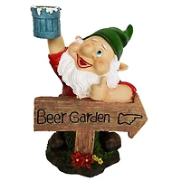 10.5" Beer Garden Gnome