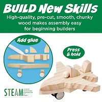 Creativity for Kids® Buildeez!™ Ace Jet Plane Wooden Model Set