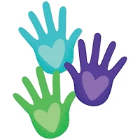 Carson Dellosa Education® One World Hands with Hearts Cut-Outs, 3 Packs of 36
