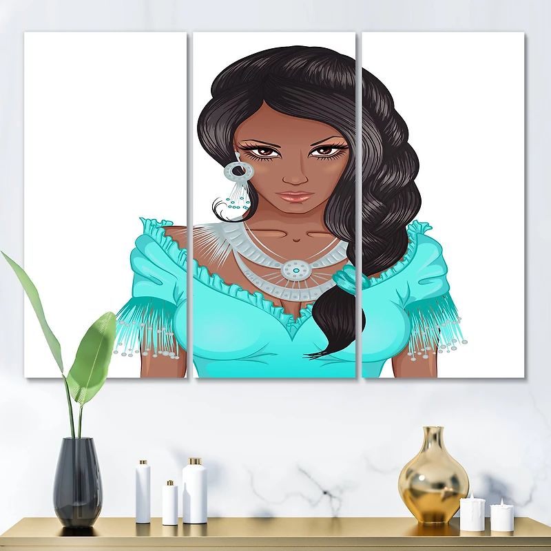 Designart - Portrait Of African American Woman XVI