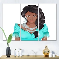 Designart - Portrait Of African American Woman XVI