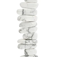 White Howlite Spike Beads by Bead Landing™