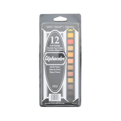 Quartet® Alphacolor™ Earth Tones Square Pastel Set