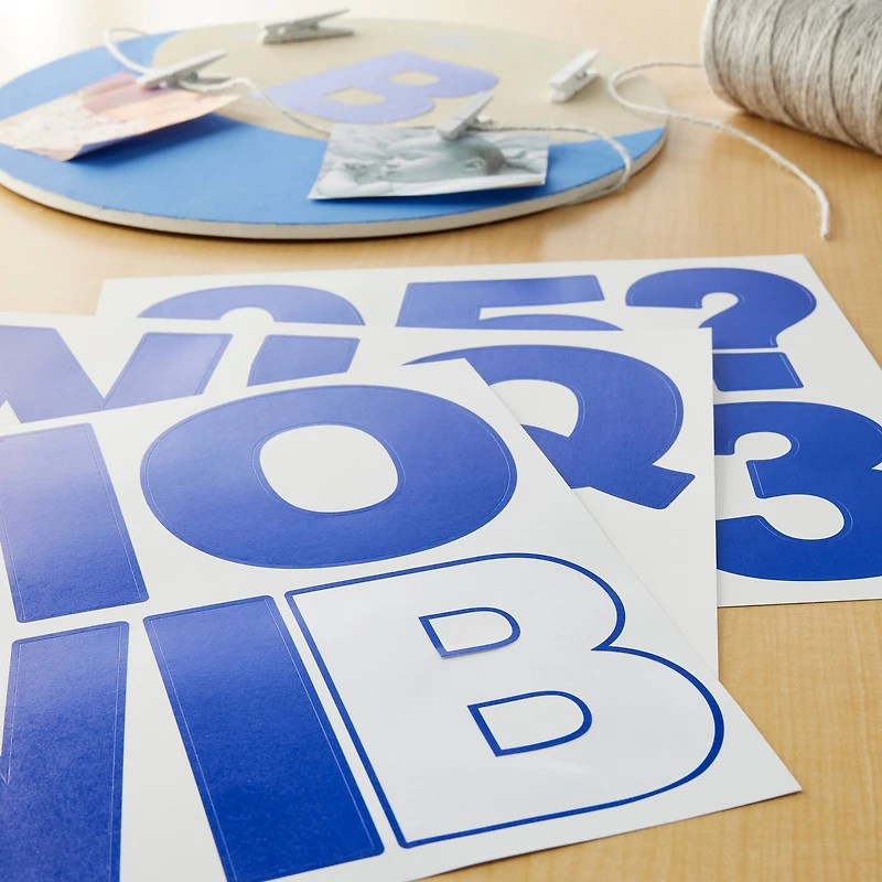 4" Block Alphabet Stickers by Recollections