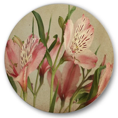 Designart - Retro Alstroemeria Flower