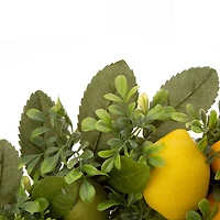Glitzhome® 22'' Lemon Wreath