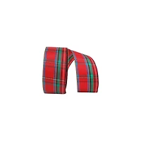 JAM Paper 1.38" x 25yd. Regalia Plaid Ribbon