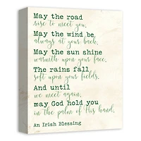 Irish Blessing Canvas Wall Art