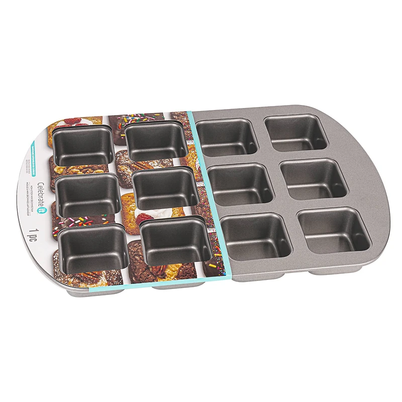 Non-Stick Mini Brownie Pan by Celebrate It®
