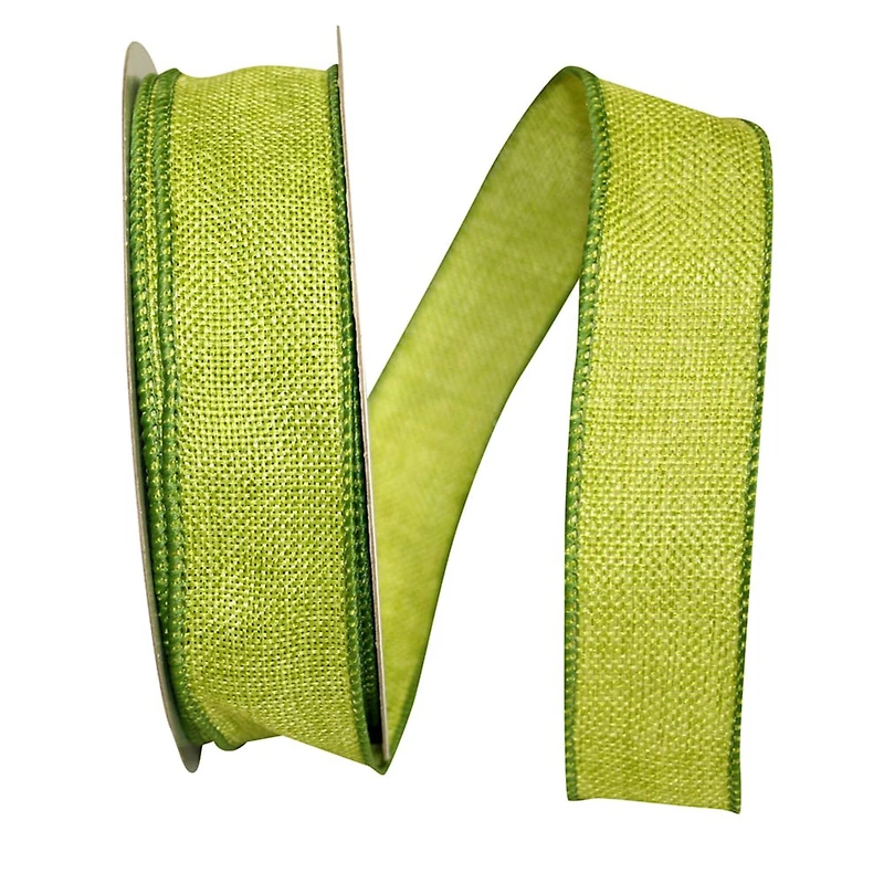 JAM Paper 1.5" x 25yd. Burlap Wired Ribbon