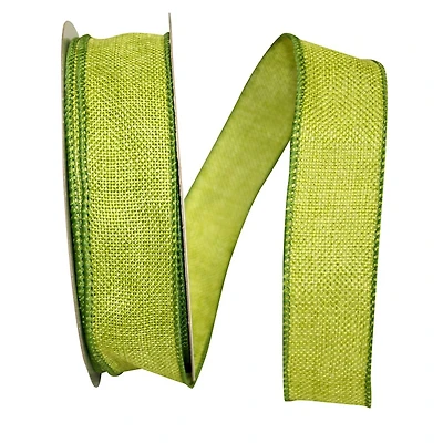 JAM Paper 1.5" x 25yd. Burlap Wired Ribbon