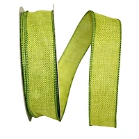 JAM Paper 1.5" x 25yd. Burlap Wired Ribbon