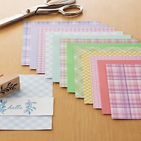 12 Pack: Plaids Paper Pad by Recollections™, 6" x 6"