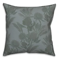 Protea Blooms Throw Pillow